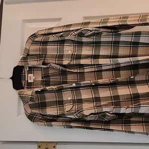 Men's flannel long sleeve shirt